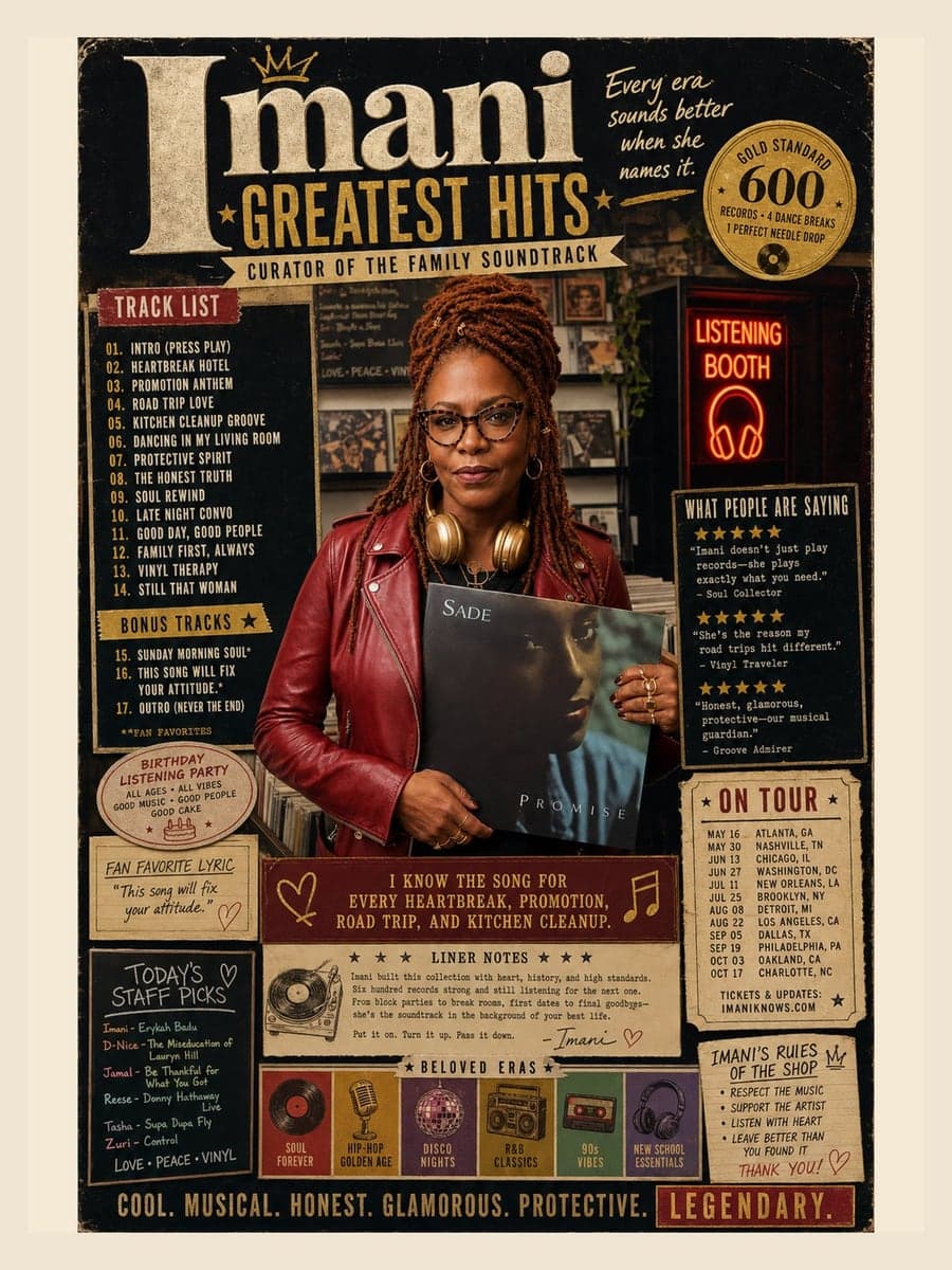 Greatest Hits poster for Imani