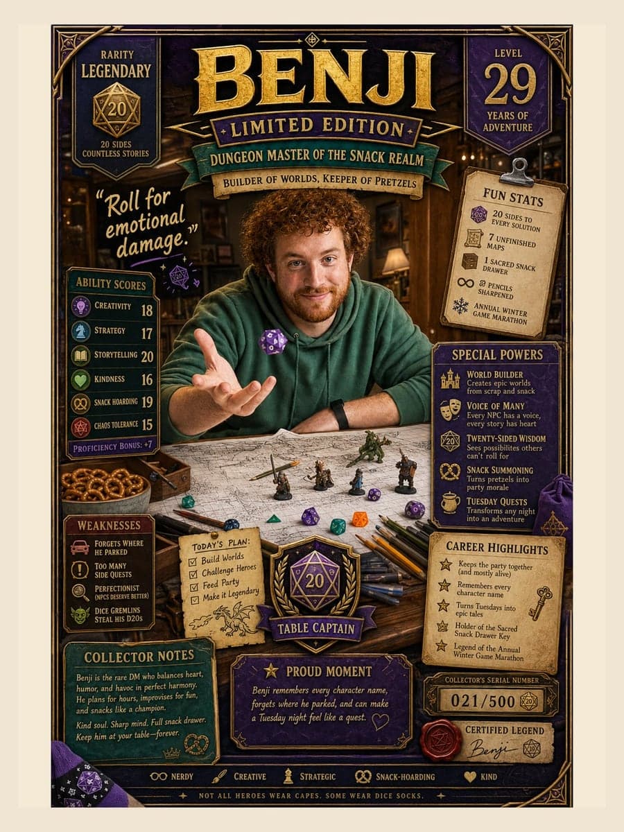 Trading Card poster for Benji